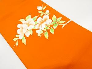 塩瀬手描き枝花模様名古屋帯